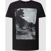 JOOP! Jeans T-Shirt mit Motiv-Print Modell 'Dario' in Black, Größe L von JOOP! JEANS