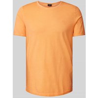 JOOP! Jeans T-Shirt mit Rundhalsausschnitt Modell 'Clark' in Orange, Größe S von JOOP! JEANS
