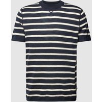 JOOP! Jeans T-Shirt mit Rundhalsausschnitt Modell 'Peer' in Marine, Größe L von JOOP! JEANS