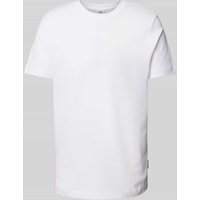 JOOP! Jeans T-Shirt mit Strukturmuster Modell 'Aslomar' in Weiss, Größe XXL von JOOP! JEANS