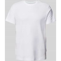 JOOP! Jeans T-Shirt mit Strukturmuster Modell 'Ismet' in Weiss, Größe M von JOOP! JEANS