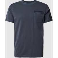 JOOP! Jeans T-Shirt mit aufgesetzter Brusttasche Modell 'Caspar' in Marine Melange, Größe XXXL von JOOP! JEANS