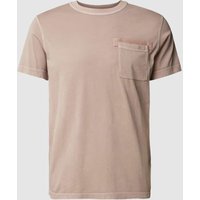 JOOP! Jeans T-Shirt mit aufgesetzter Brusttasche Modell 'Caspar' in Taupe Melange, Größe L von JOOP! JEANS