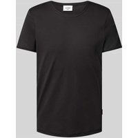 JOOP! Jeans T-Shirt mit geripptem Rundhalsausschnitt Modell 'Caspian' in Black, Größe XXL JOOP! Jeans T-Shirt mit geripptem Rundhalsausschnitt Modell 'Caspian' in Black, Größe XXL von JOOP! JEANS