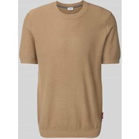 JOOP! Jeans T-Shirt mit gerippten Abschlüssen Modell 'Simoro' in Beige, Größe XL JOOP! Jeans T-Shirt mit gerippten Abschlüssen Modell 'Simoro' in Beige, Größe XL von JOOP! JEANS
