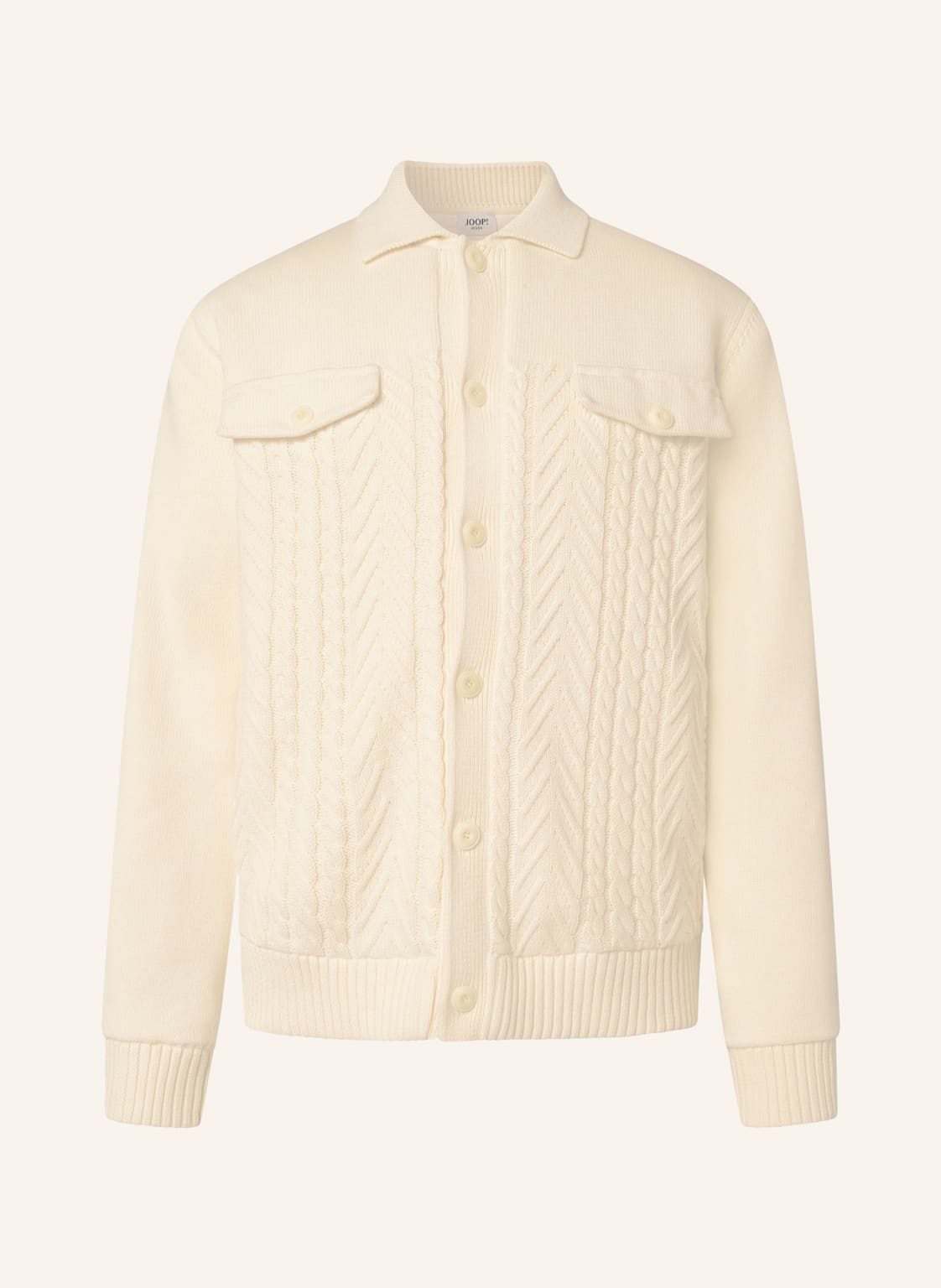 Joop! Jeans Strickjacke Walto weiss von JOOP! JEANS
