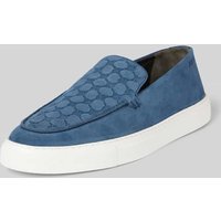 JOOP! SHOES Loafers aus Leder in unifarbenem Design in Blau, Größe 42 von JOOP! SHOES