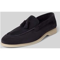 JOOP! SHOES Mokassins aus Leder Modell 'velluto franjo' in Marine, Größe 46 von JOOP! SHOES
