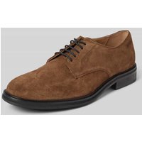 JOOP! SHOES Schnürschuhe mit strukturierter Sohle Modell 'velluto' in Hellbraun, Größe 45 von JOOP! SHOES