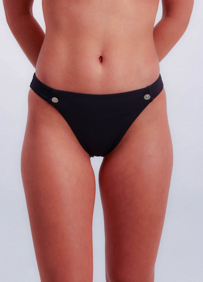 JOOP! Bikini-Hose Solid Gold Deco Logo-Plaketten vorder- und rückseitig von JOOP!