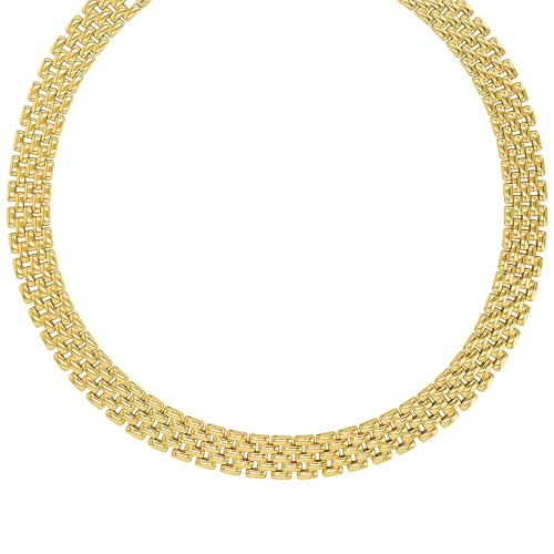 JOOP! Collier Edelstahl Damen Halsschmuck, 43+3 cm, Gold, Kommt in Schmuck Geschenk Box, 2038974 von Joop!