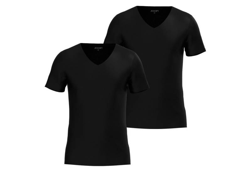 JOOP! Funktionsunterhemd Everyday V-Neck Shirt (2-St., 2er Pack) mit Logo-Flag links von JOOP!