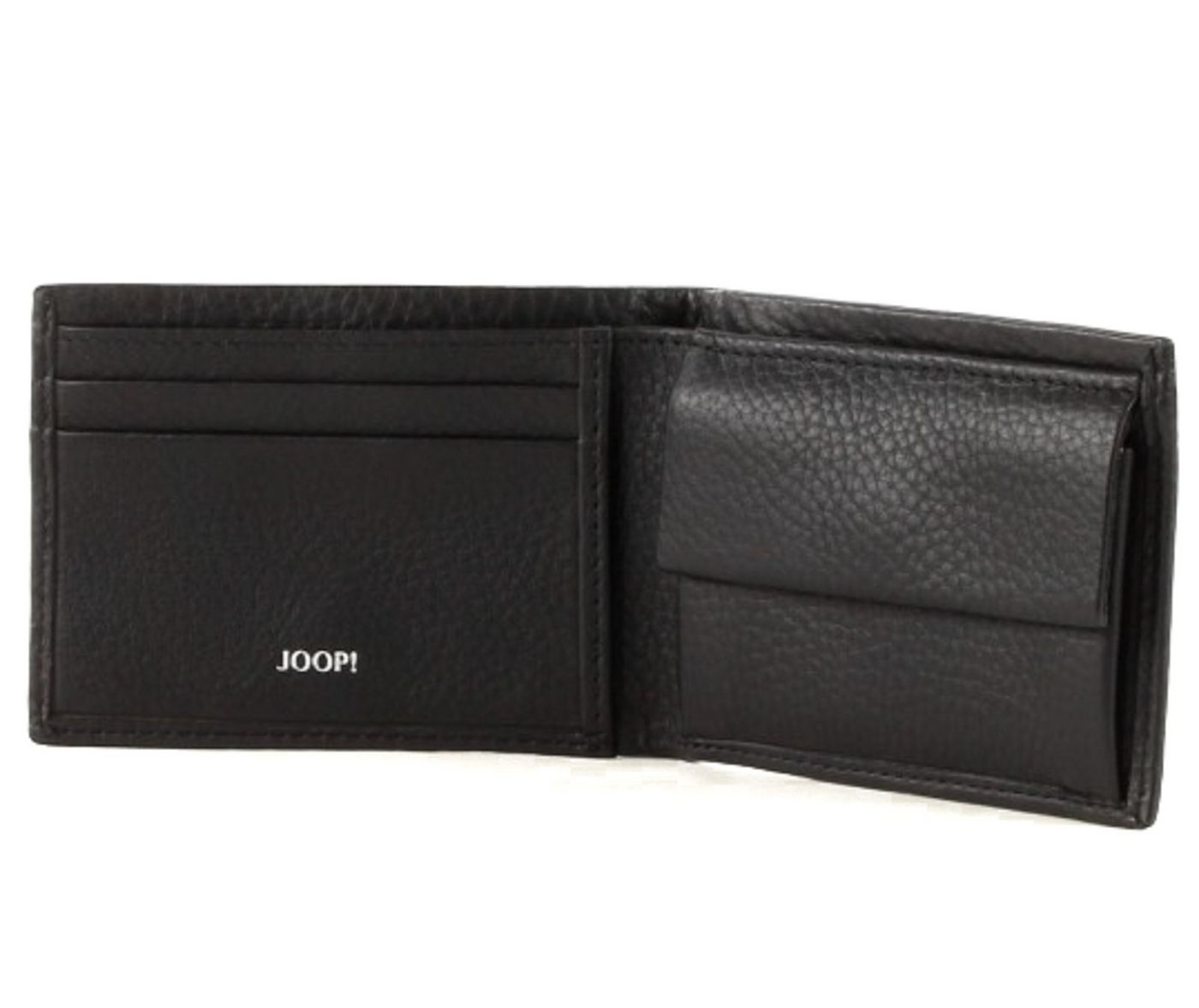 JOOP! Geldbörse Nestor Cross Grain 2 Card Wallet, aus echtem Rindsleder mit RFID-Blocker Schutz von JOOP!