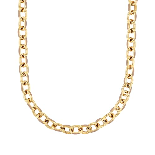 JOOP! Halskette Edelstahl Damen Halsschmuck, 50 cm, Gold, Kommt in Schmuck Geschenk Box, 2038025 von JOOP!