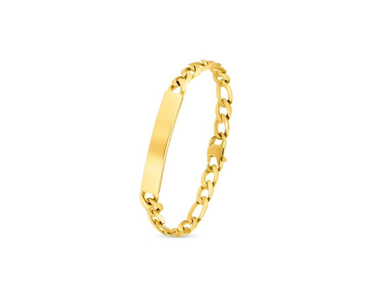 JOOP! ID Armband JOOP! Herren Gravurarmband Edelstahl Gold plattiert 2035896 (kein Set, 1-tlg., kein Set) von JOOP!