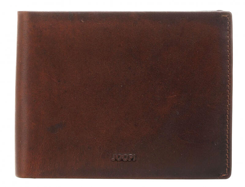JOOP! - Joop Loreto Typhon BillFold MH9 Börse Querformat RFID Schutz echt Leder dark brown Braun von JOOP!