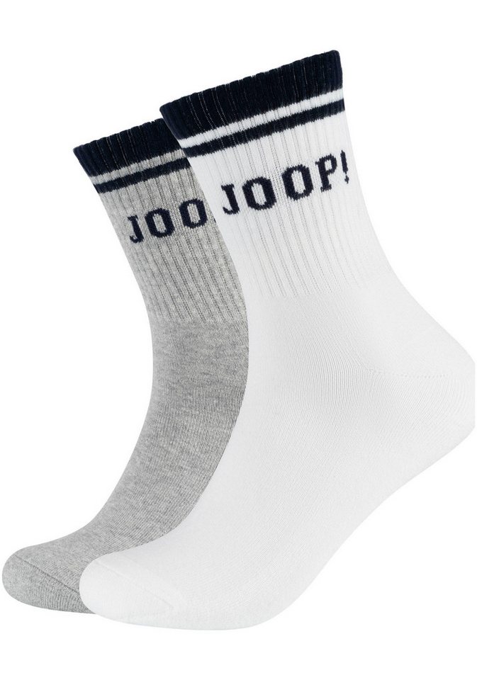 JOOP! Tennissocken premium casual (2 Paar) mit verstärkter Ferse und Zehen von JOOP!