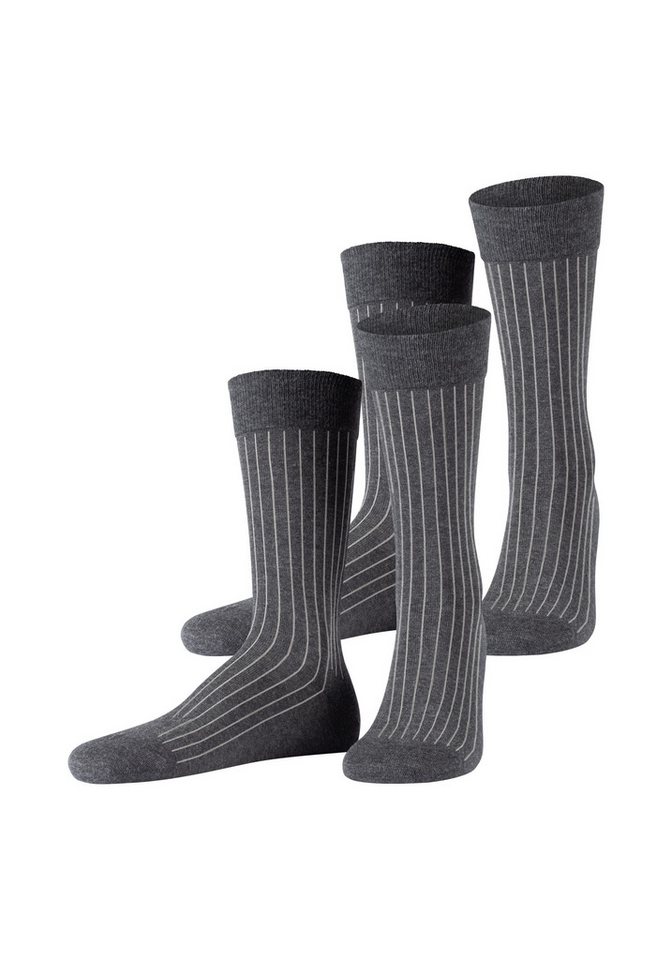 JOOP! Socken premium essentials (2er Pack) mit elastischem Bund von JOOP!