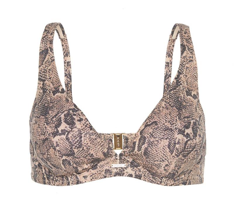 JOOP! Triangel-Bikini-Top Python, Animal-Print mit Glanz-Effekt, mit Bügel von JOOP!
