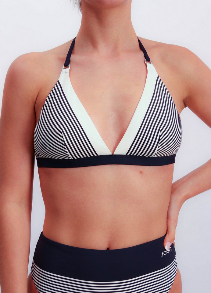 JOOP! Triangel-Bikini-Top Stripes, Träger zum Binden, Streifen-Design von JOOP!