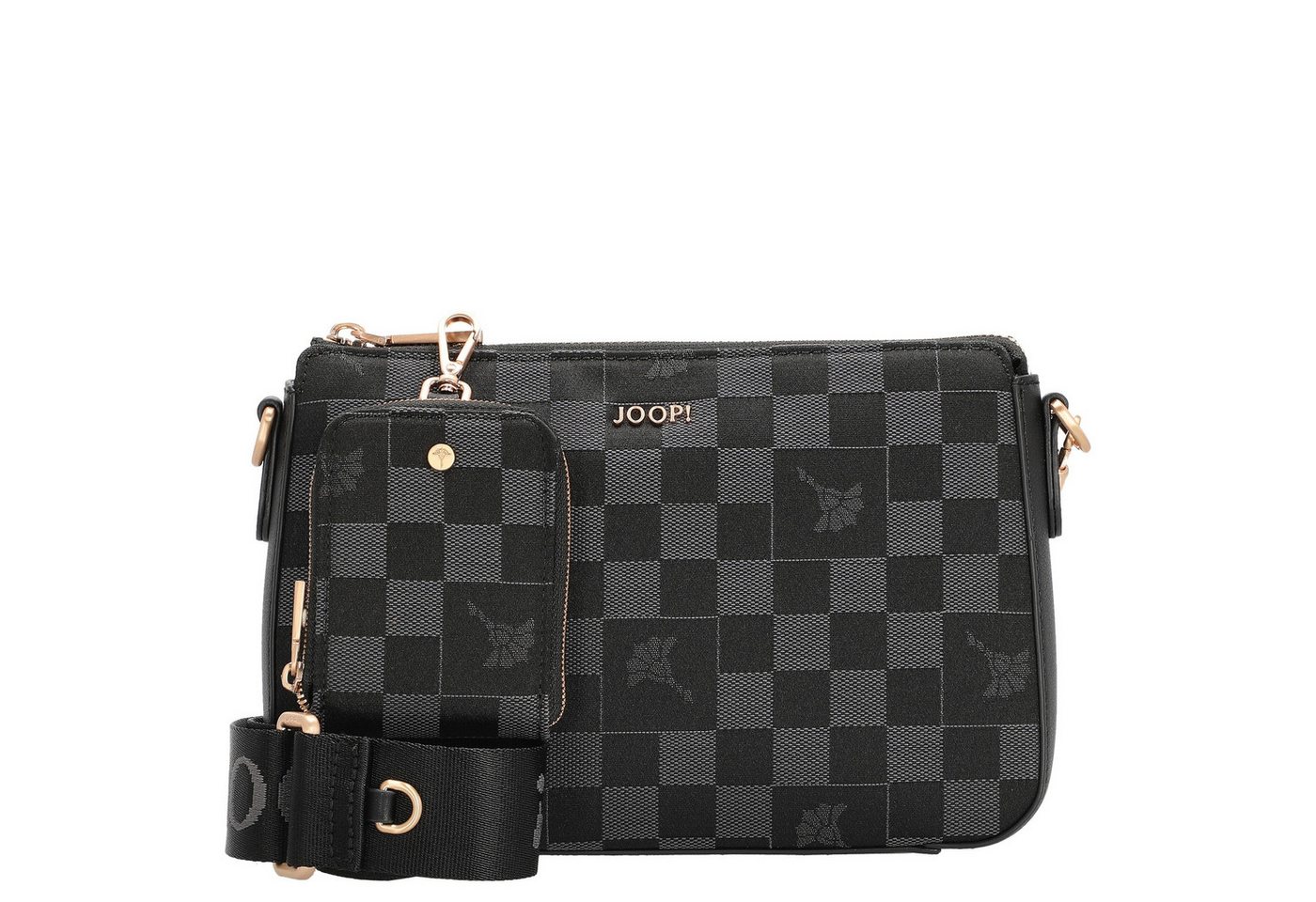 JOOP! Umhängetasche Women Piazza Scacchi Jasmina - Umhängetasche 24 cm (black) von JOOP!