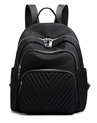 JOORUI Leichter Mehrfachtaschen-Freizeitrucksack für Frauen, Mädchen, Mamabeutel, Außensport-Freizeittasche (Black) von JOORUI