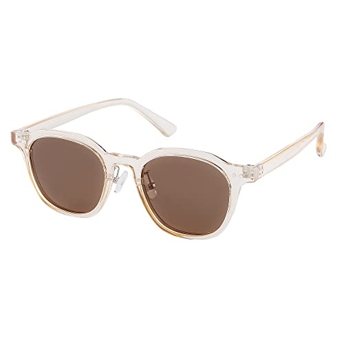 JOOX Polarisierte quadratische Retro-Sonnenbrille für Frauen und Männer, klassische Sonnenbrille mit UV400-Schutz zum Autofahren von JOOX