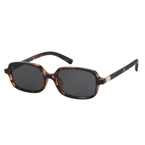JOOX Retro Rectangular Sonnenbrille für Frauen und Männer, schmaler 90er-Jahre-Rahmen mit UV400-Schutzgläsern von JOOX