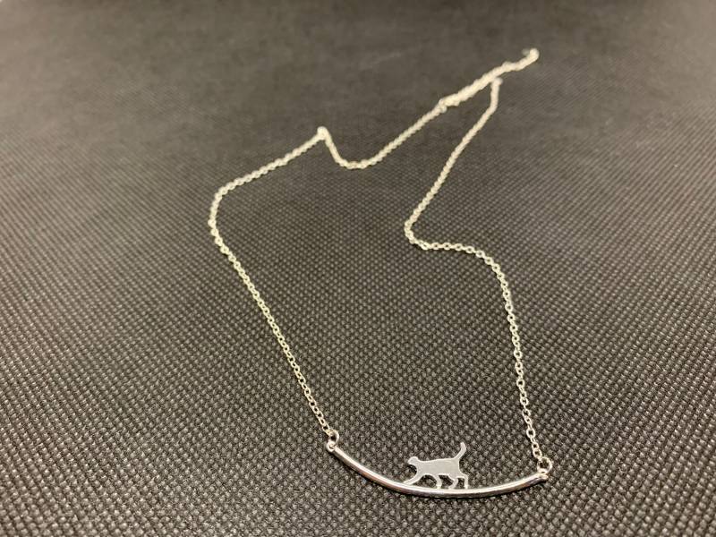 Halskette Walking Cat, Sterling Silber | 925 Halskette Walking Cat, Sterling Silber | 925 von JOOYSshop