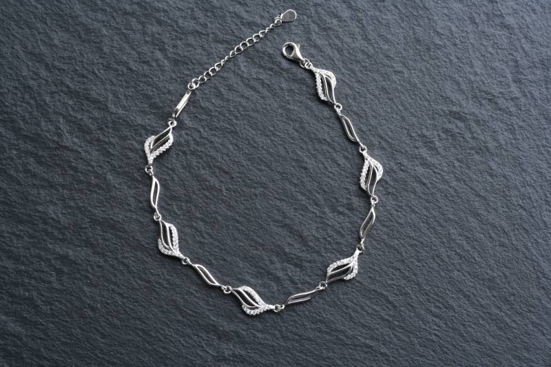 Silber | 925 Beauty-Armband Mit Zirkonia Silber | 925 Beauty-Armband Mit Zirkonia von JOOYSshop