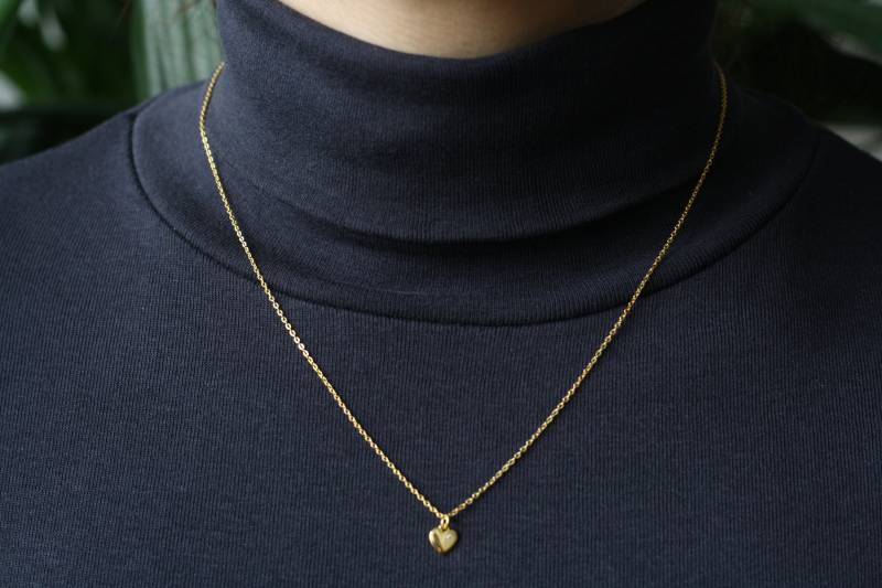 Silber | 925 Halskette Mit Herzanhänger, Vergoldet Silber | 925 Halskette Mit Herzanhänger, Vergoldet von JOOYSshop