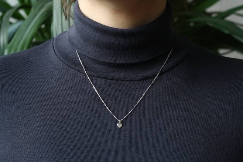 Silber | 925 Halskette Mit Herzanhänger Silber | 925 Halskette Mit Herzanhänger von JOOYSshop