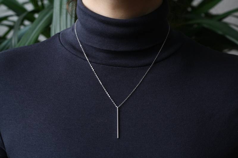 Silber | 925 Halskette Mit Rhodiumbeschichtung Silber | 925 Halskette Mit Rhodiumbeschichtung von JOOYSshop