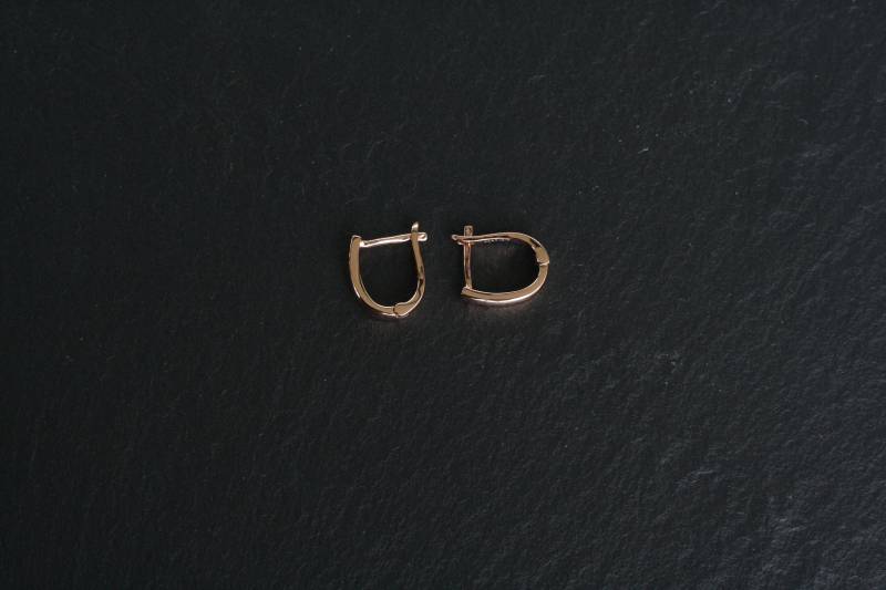 Silber | 925 Hochglanzpolierte Ohrringe, Rosegoldbeschichtet Silber | 925 Hochglanzpolierte Ohrringe, Rosegoldbeschichtet von JOOYSshop