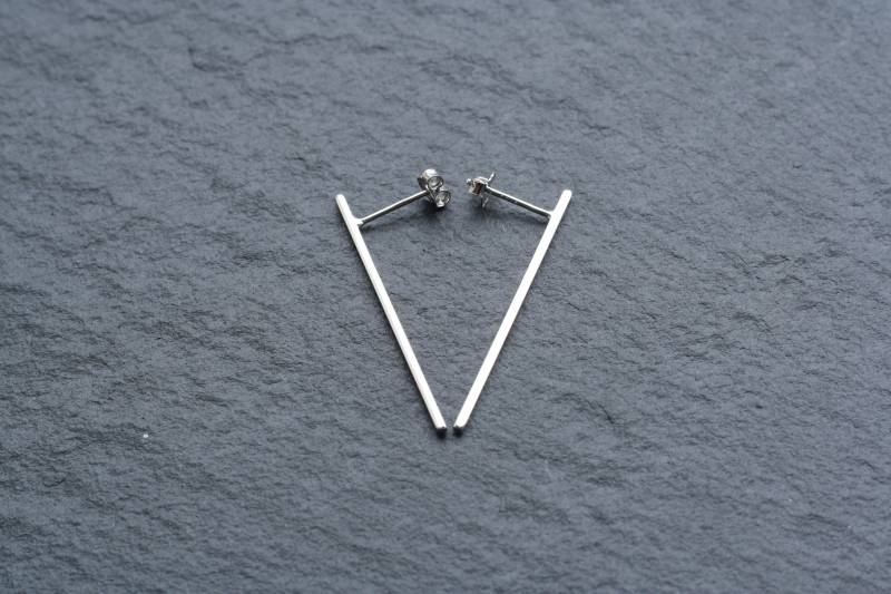 Silber | 925 Lange Ohrringe, Hochglanzpoliert Silber | 925 Lange Ohrringe, Hochglanzpoliert von JOOYSshop