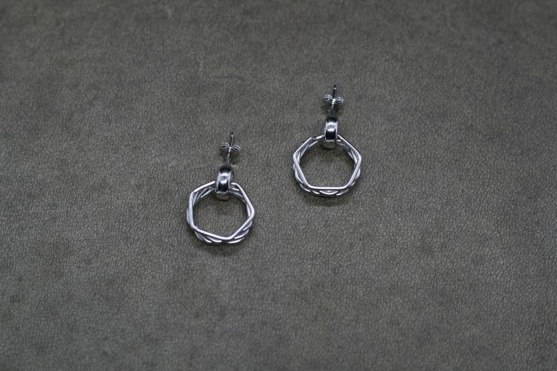 Silber | 925 Ohrringe - Polygon Silber | 925 Ohrringe - Polygon von JOOYSshop