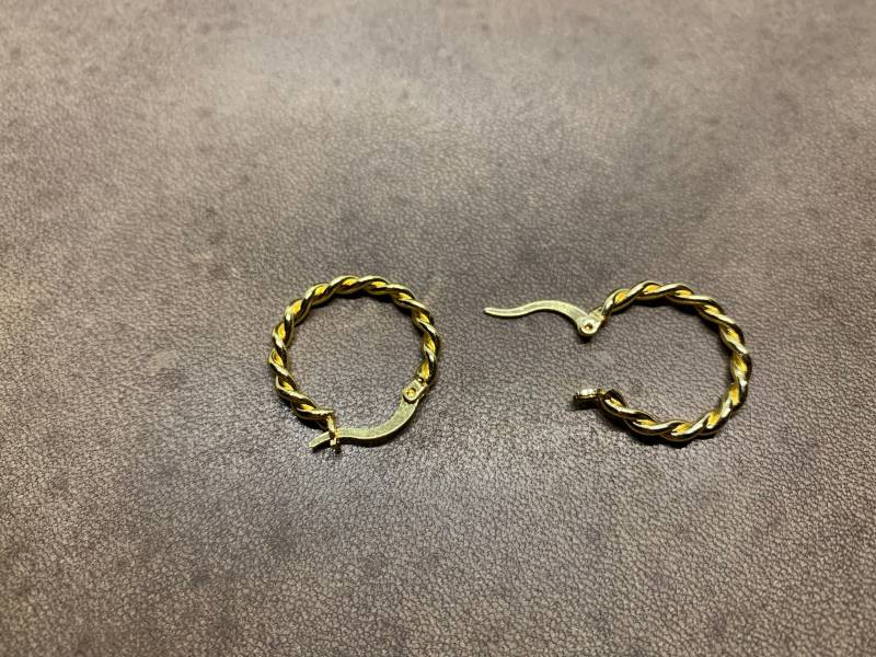 sterling Silber | 925 Retro Ohrringe, Verdreht sterling Silber | 925 Retro Ohrringe, Verdreht von JOOYSshop