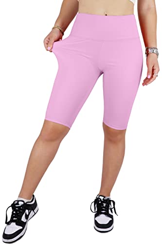 JOPHY & CO Damen-Leggings über dem Knie, kurz, elastisch, unter der Kleidung (Cod. 9821), Lavendel, L von JOPHY & CO.