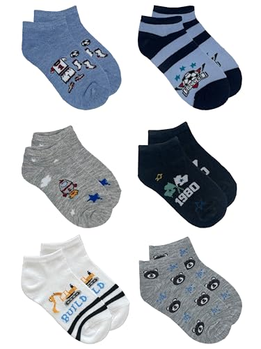 JOPHY & CO. 12 Paar Kindersocken Baumwolle Kurze Socken Bunte Socken Für Männliche Und Weibliche Frühe Kindheit Größe 18-37 Code K9, 683 - Mehrfarbig, 28-32 von JOPHY & CO.