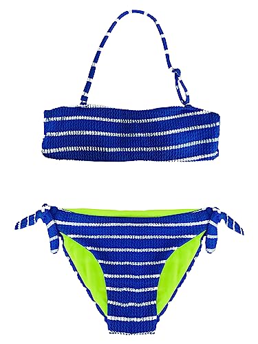 JOPHY & CO. Bademode für Mädchen und Mädchen, zweiteilig, Bikini-Set, Beachwear, verstellbar, Artikelnummer 5300, 9194 Blau, 14 Jahre von JOPHY & CO.