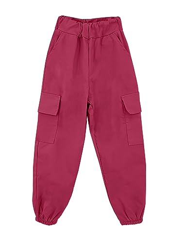 JOPHY & CO. Cargohose für Mädchen Streetwear mit mehreren Taschen (Code 8800), bordeaux, 14 Jahre von JOPHY & CO.