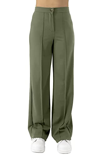 JOPHY & CO. Damen-Hose mit weitem Bein (Cod. 6554), Militär, XXXL von JOPHY & CO.