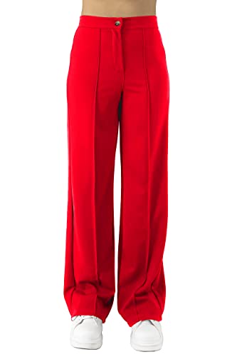 JOPHY & CO. Damen-Hose mit weitem Bein (Cod. 6554), rot, L von JOPHY & CO.