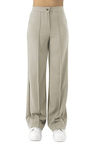 JOPHY & CO. Damen-Hose mit weitem Bein (Cod. 6554), beige, XL von JOPHY & CO.