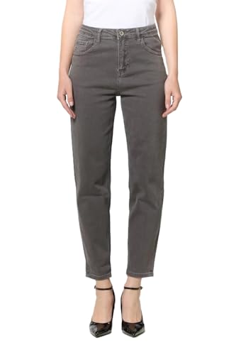 JOPHY & CO. Damen Hose mit fünf Taschen aus elastischer Baumwolle (Code 1372), dark/grey, L von JOPHY & CO.