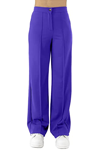 JOPHY & CO. Damen-Hose mit weitem Bein (Artikelnr. 6554), violett, XL von JOPHY & CO.