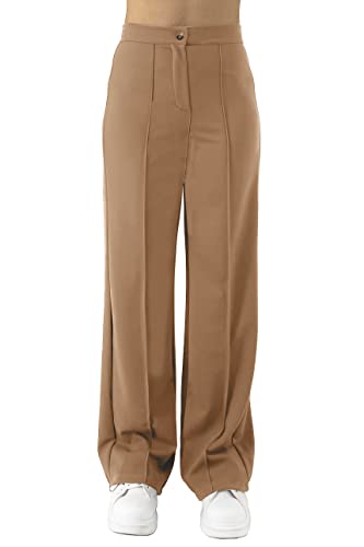 JOPHY & CO. Damen-Hose mit weitem Bein (Cod. 6554), Camel, M von JOPHY & CO.