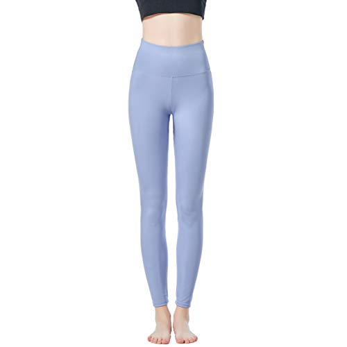 JOPHY & CO. Damen-Leggings, lang, bi-elastisch, aus Stoff (Artikelnummer: 9839), Lila, L Schlank von JOPHY & CO.