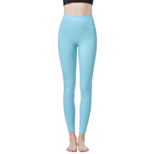 JOPHY & CO. Damen-Leggings, lang, bi-elastisch, aus Stoff (Artikelnummer: 9839), Türkis XL von JOPHY & CO.