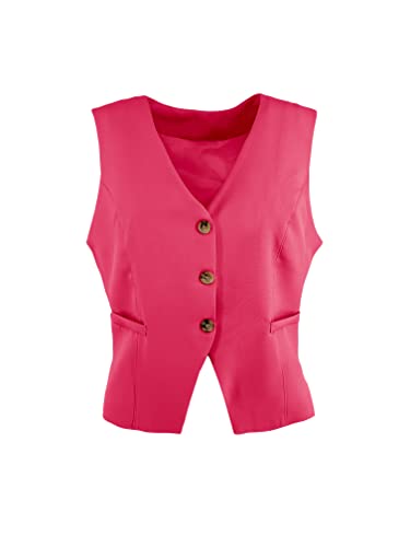 JOPHY & CO. Damenweste mit 3 Knöpfen (Code 7090), fuchsia, S von JOPHY & CO.
